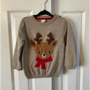 Boys H&M Pullover Reindeer Sweater Size 12 Months NWOT